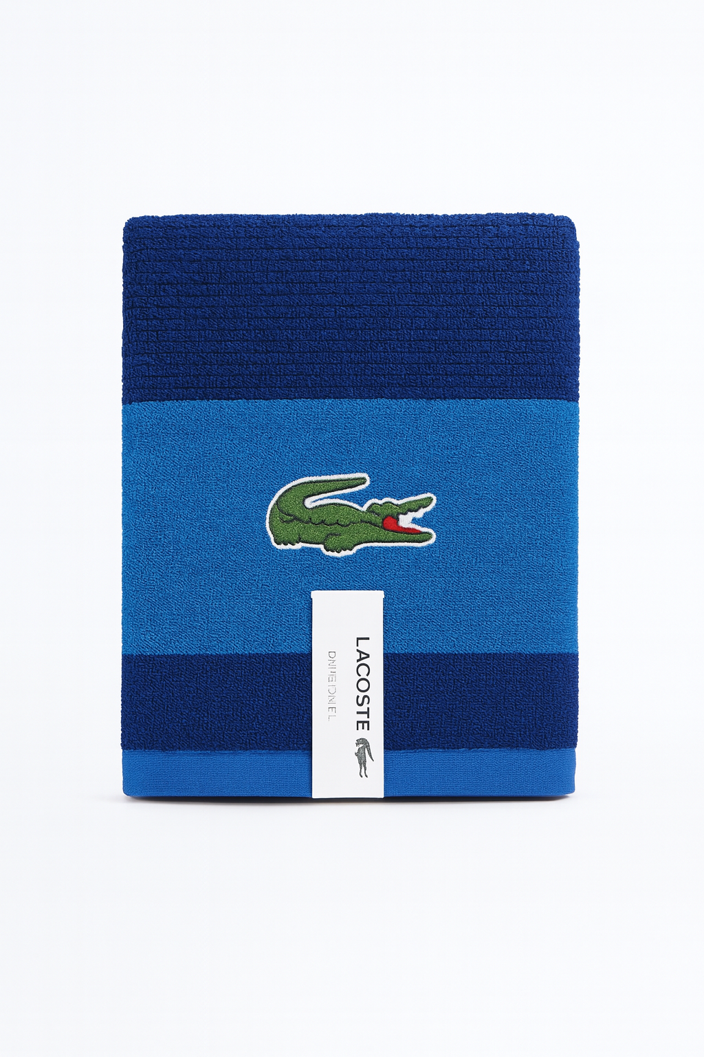 Toalla Lacoste azul/azul rey