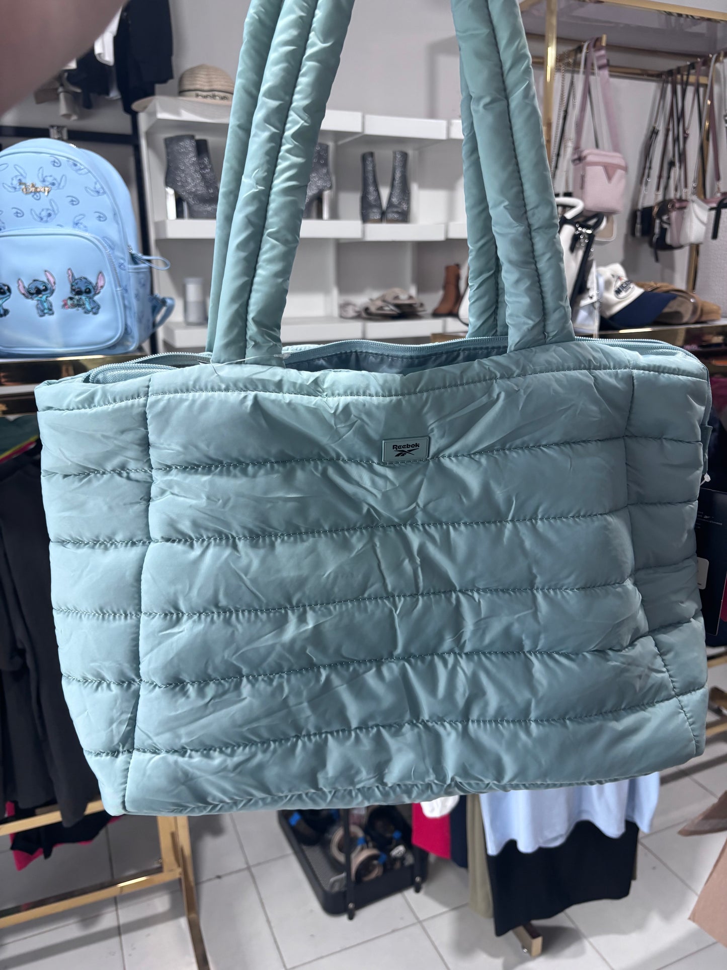 Maleta Reebok verde menta