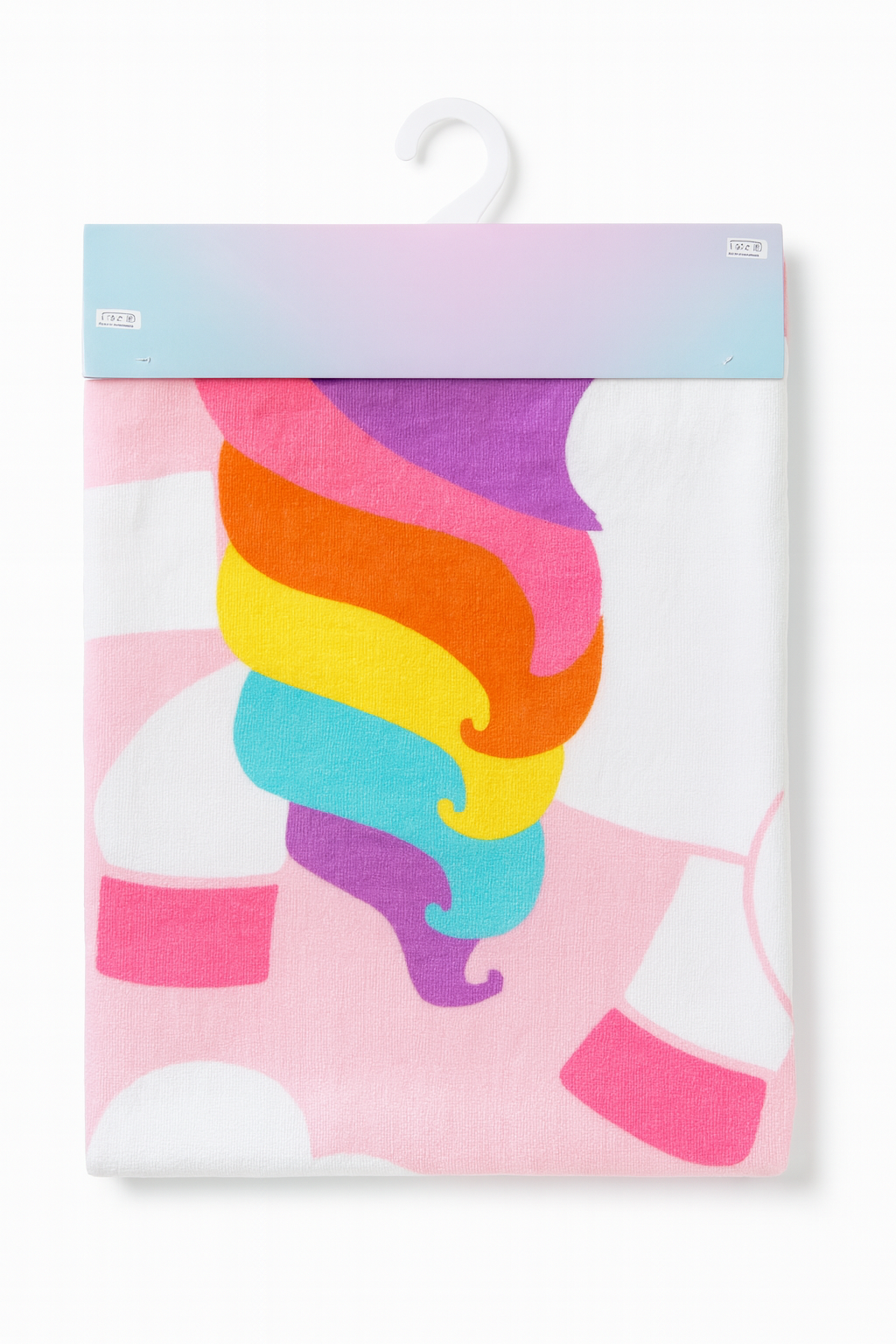 Toalla Sunny Kids rosa de pony con gorro