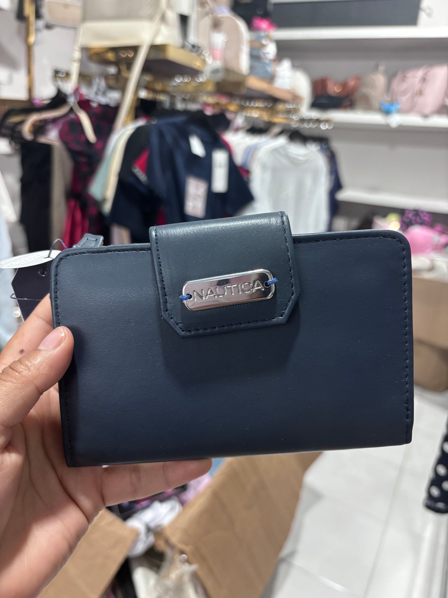 Cartera Náutica azul