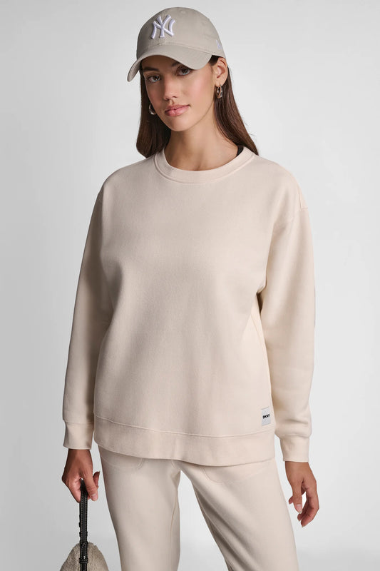 Conjunto DKNY beige deportivo