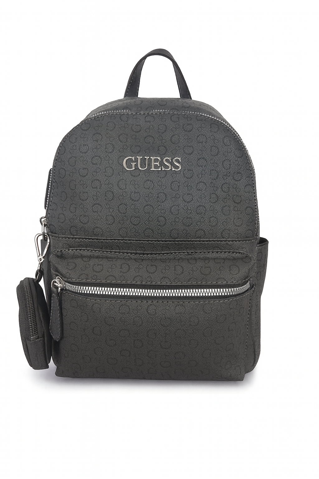 Backpack Guess gris con monogram negro
