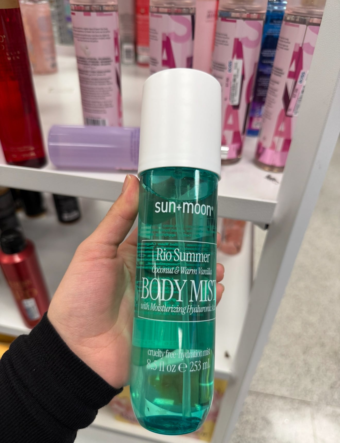 Body Mist Sin+moon aroma coco/vainilla spray corporal hidratante 253ml