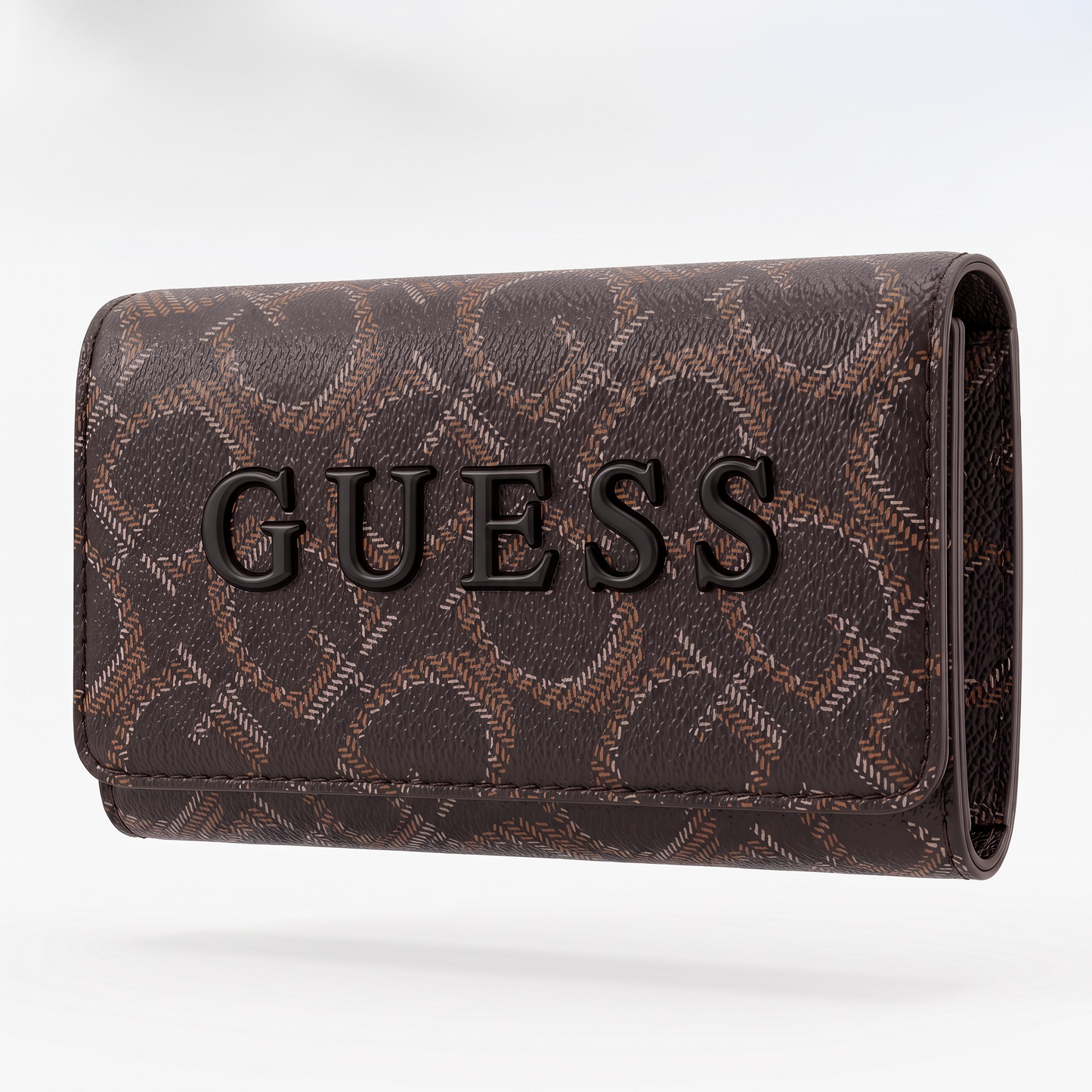 Cartera Guess café