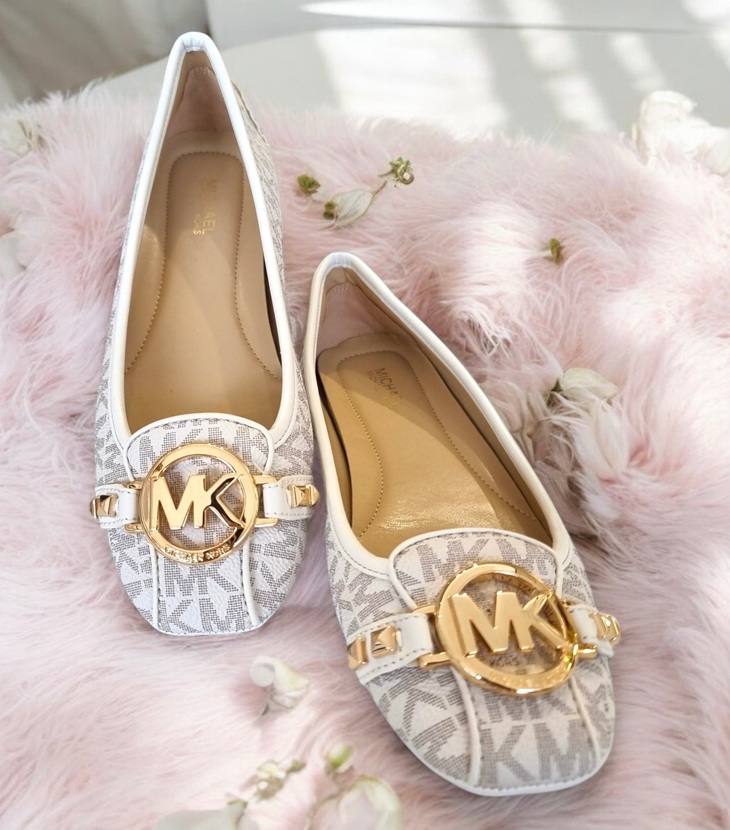 Flats Michael K vanilla/dorado