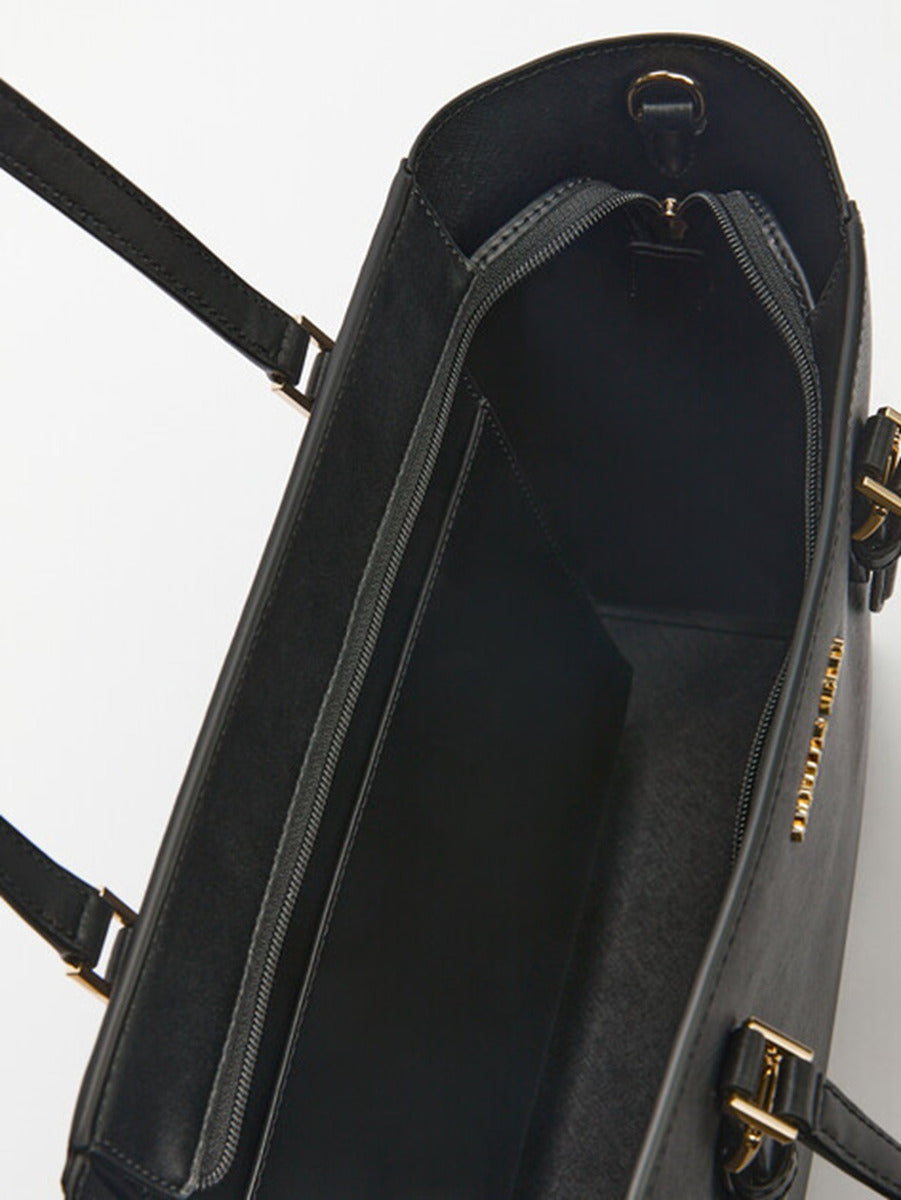 Tote Michael K negra con 2 Crossbody
