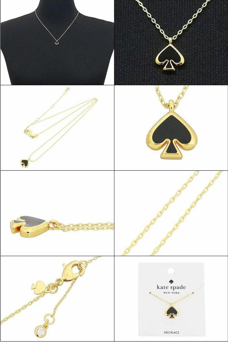 Collar Kate S dorado/negro