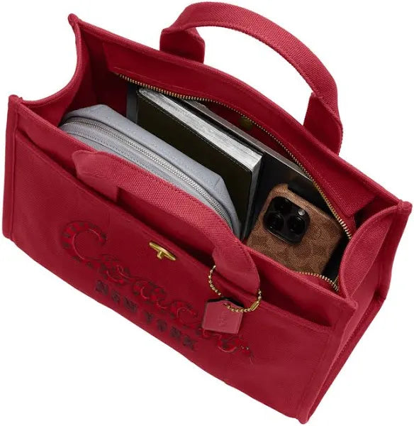 Tote Bag Cargo Ruby roja de mezclilla