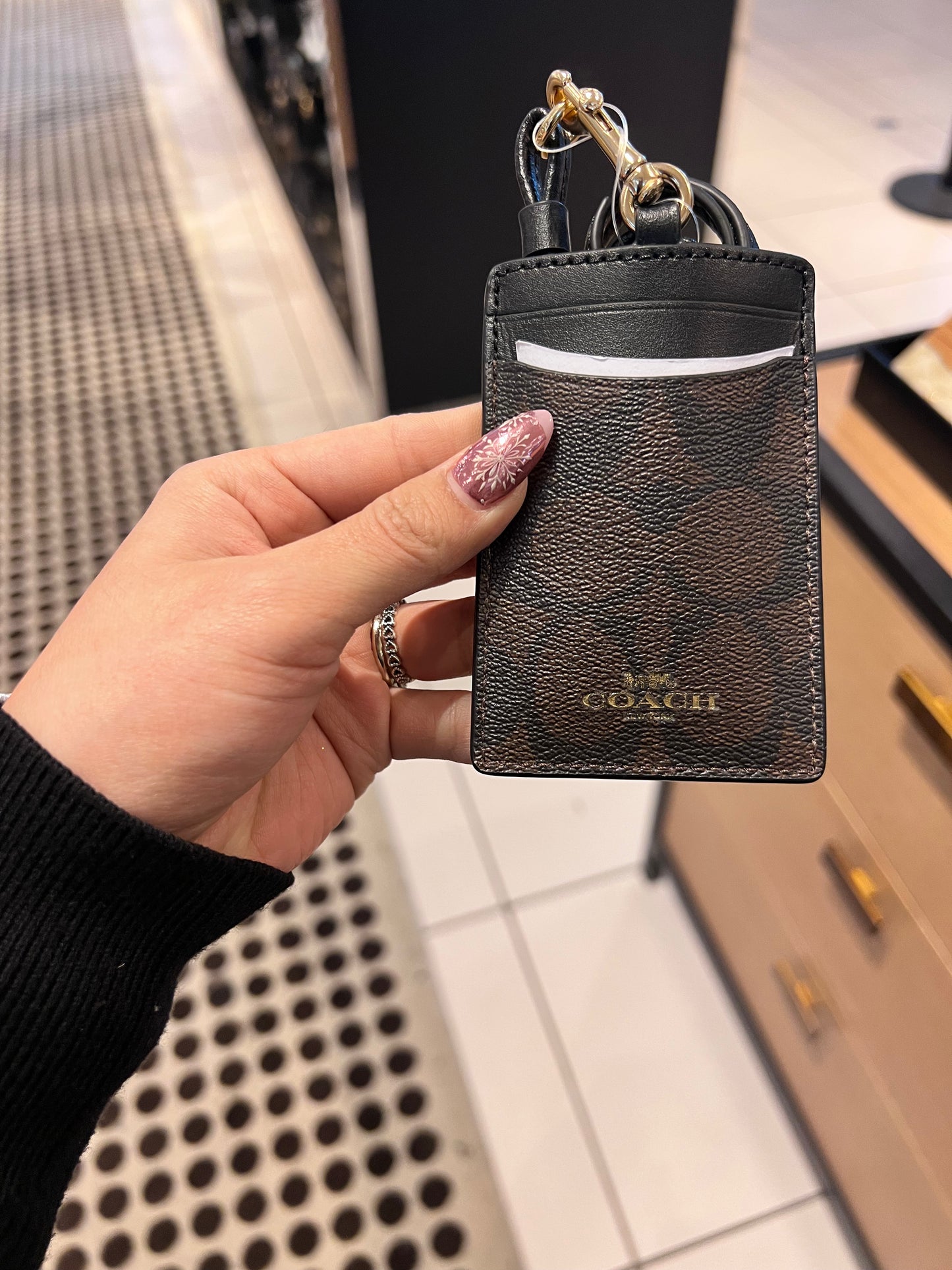 Porta Credencial Coach