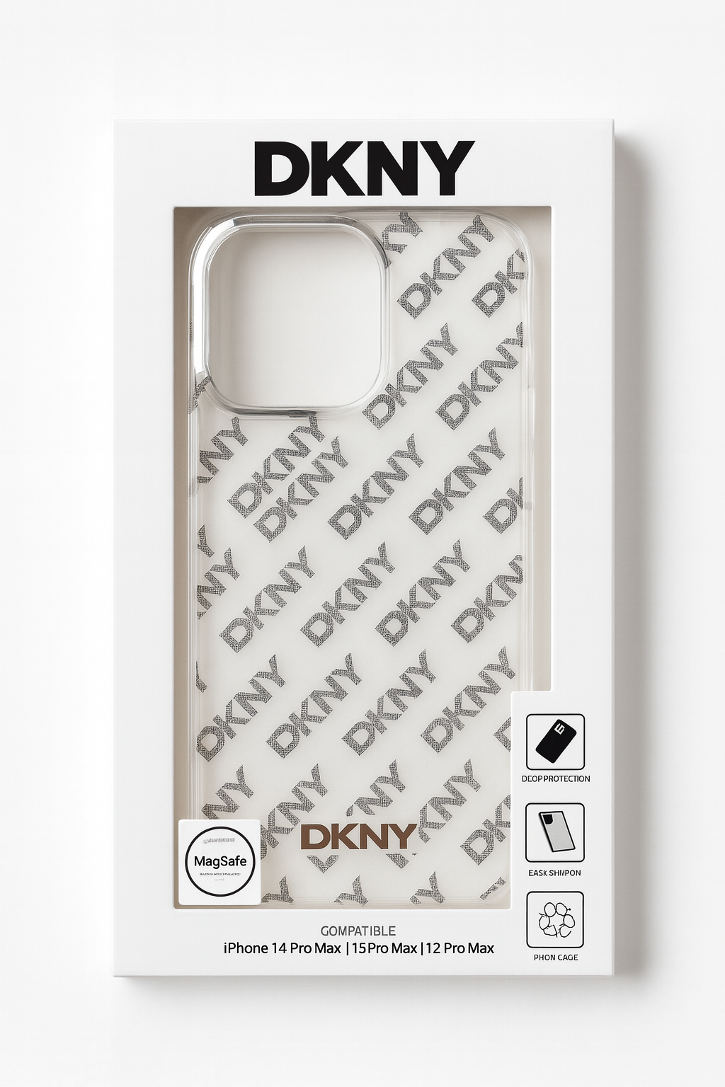 Protector DKNY blanco/negro