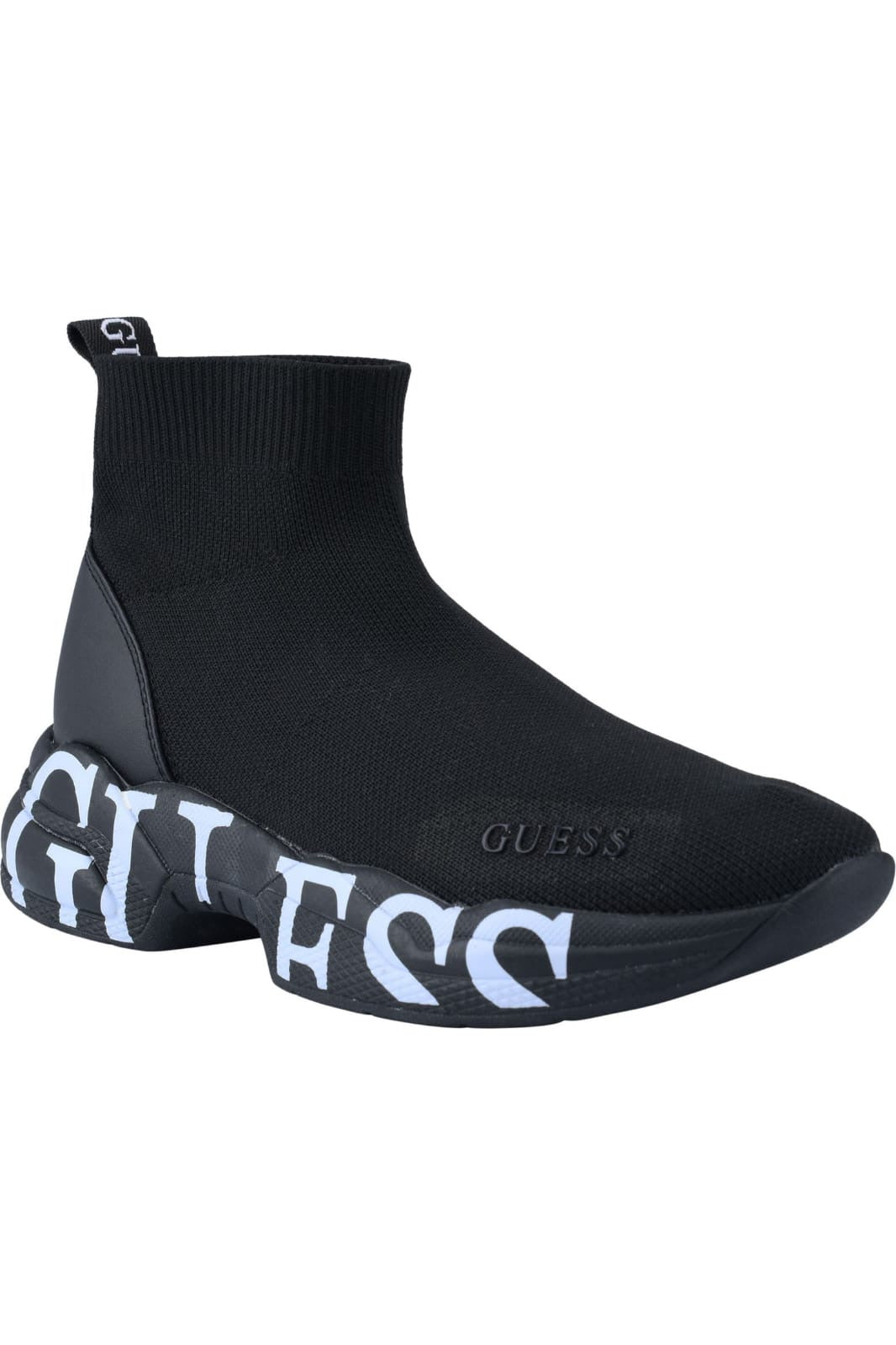 Botas Guess negras con letras blanca