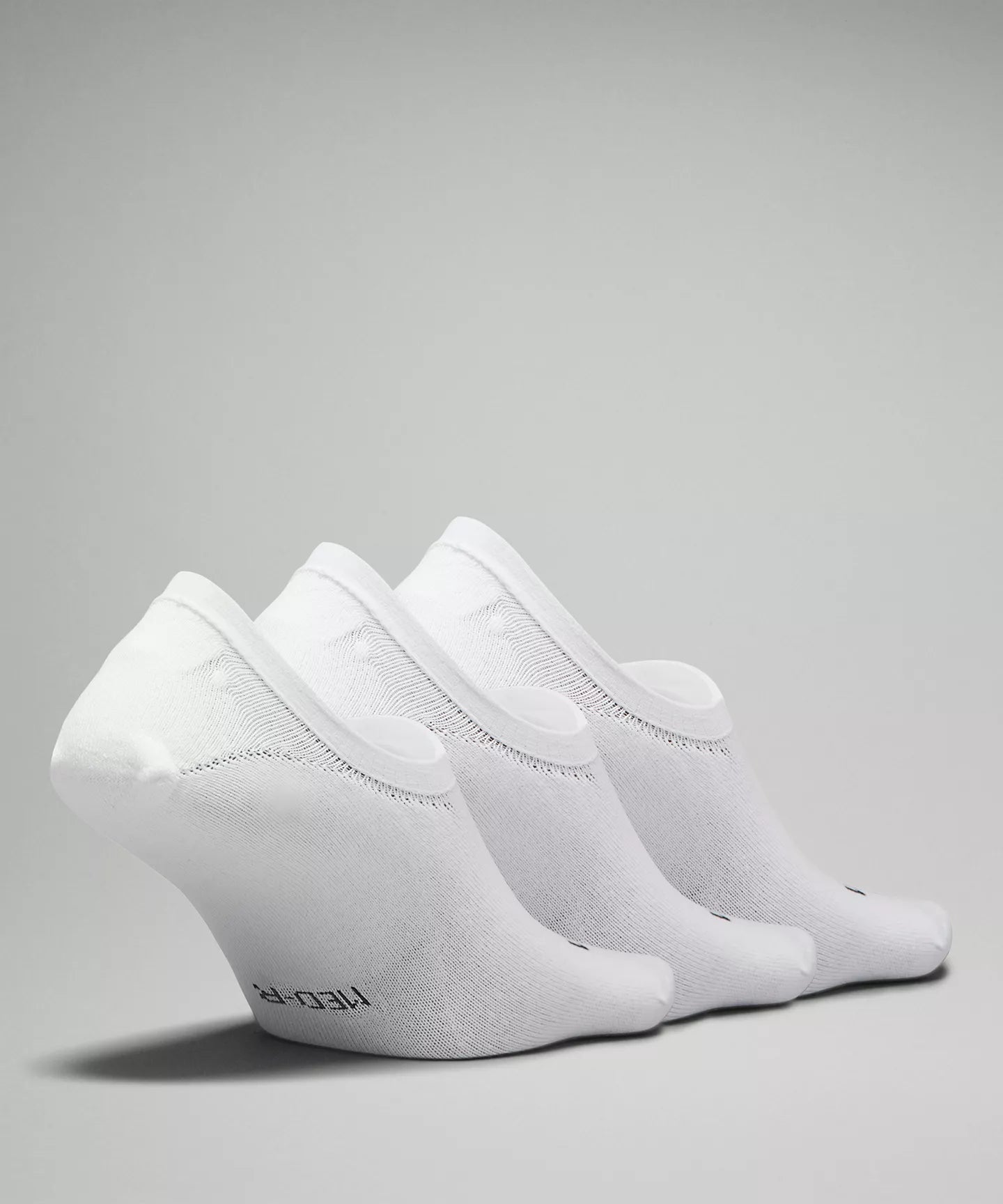 Protectores Lululemon, blancos, letras negras