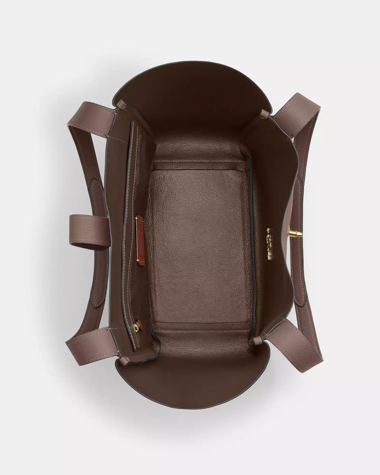 Coach gris Hadley Turnlock Tote Bag