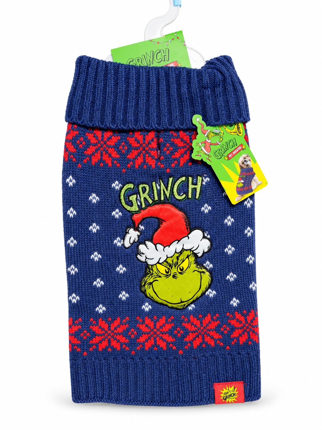 Suéter para mascota Grinch talla S