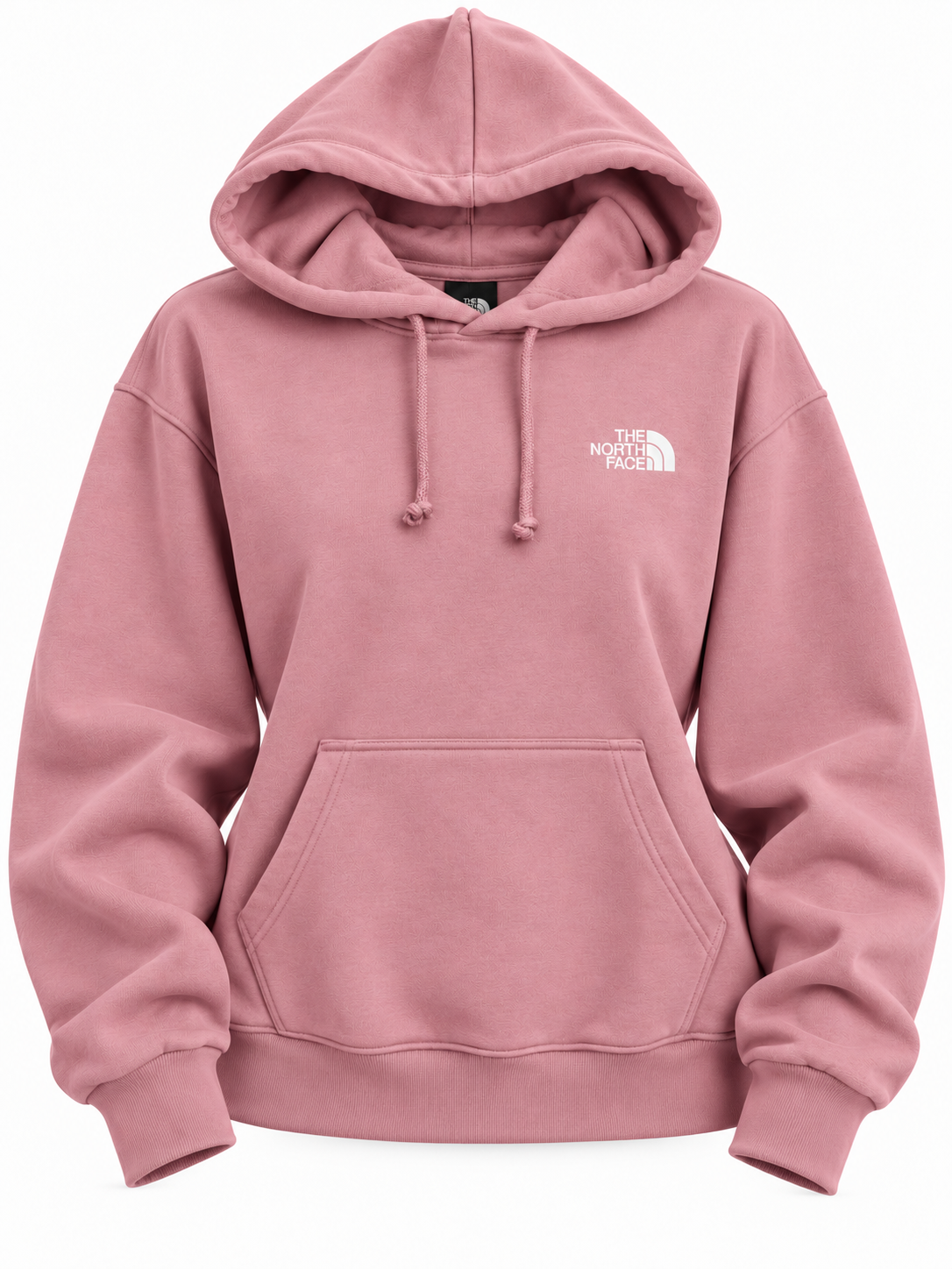 Sudadera the north face rosa letras blancas