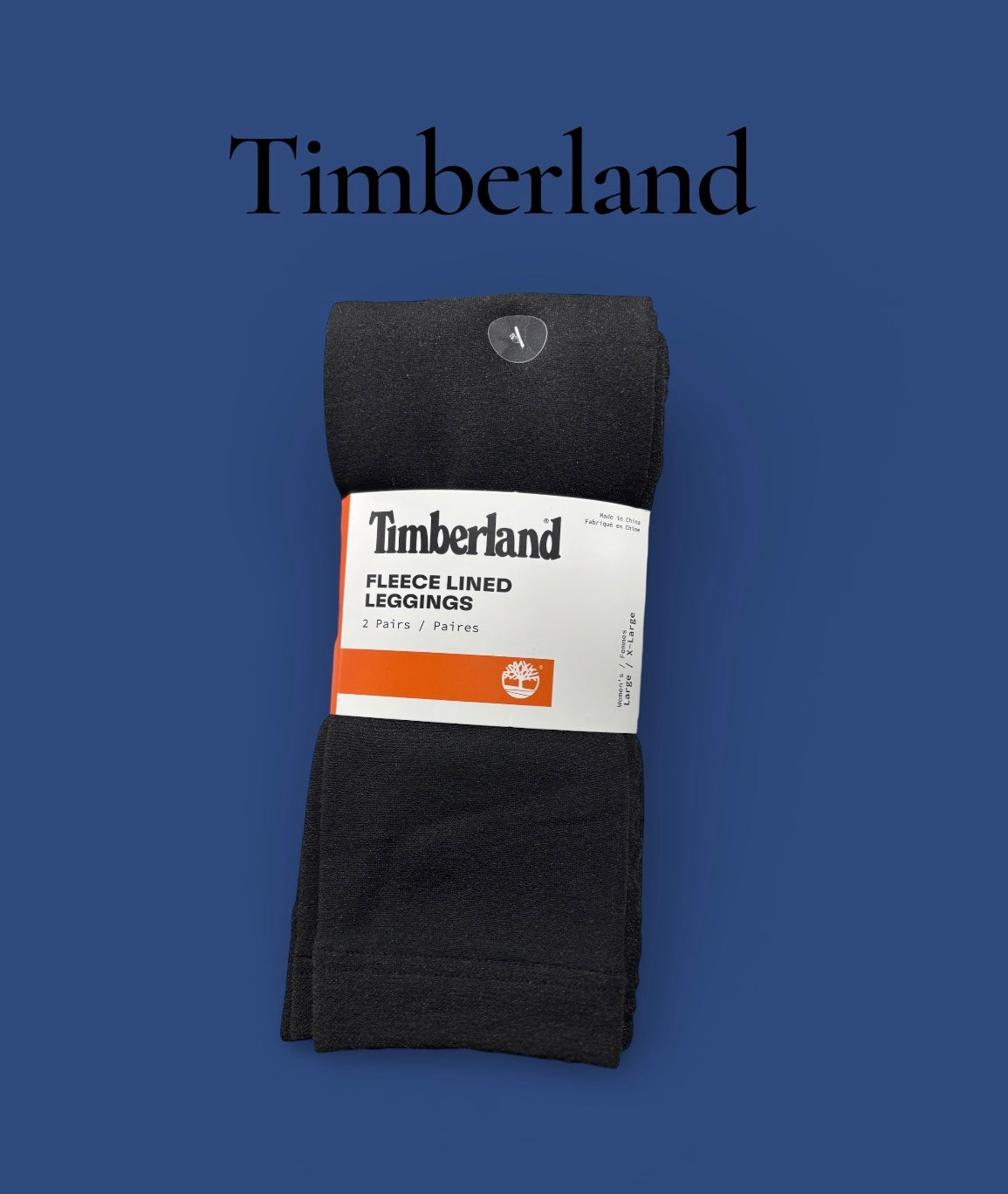 Leggings Timberland negros afelpados 2pz