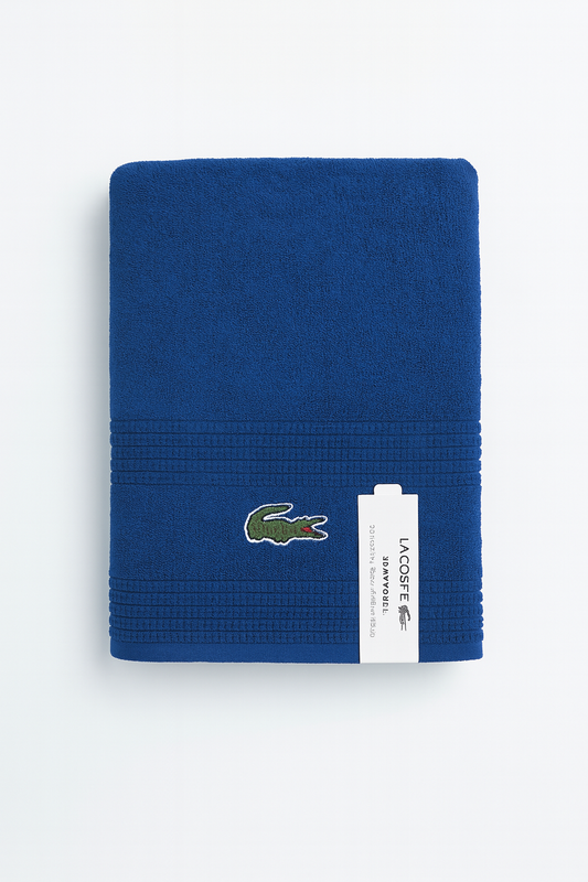 Toalla Lacoste azul rey