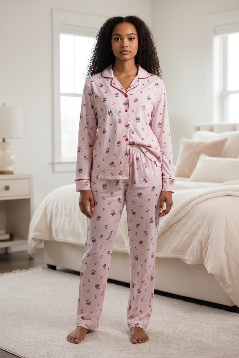 Pijama Primark Disney de Minnie con cerezas 🍒