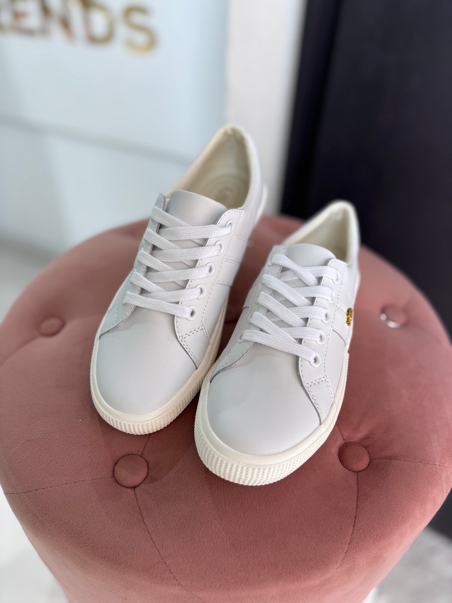 Tenis Polo Ralph L blancos