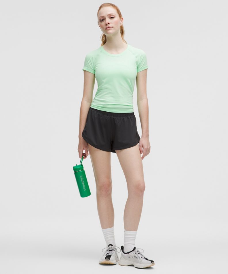 Botella de agua Lululemon verde