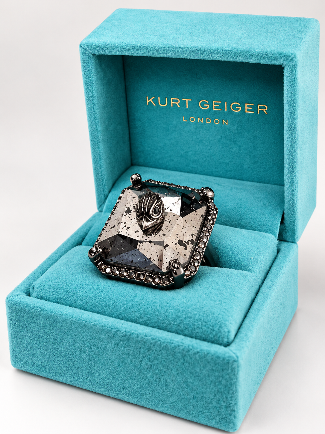 Anillo kurt geiger plata