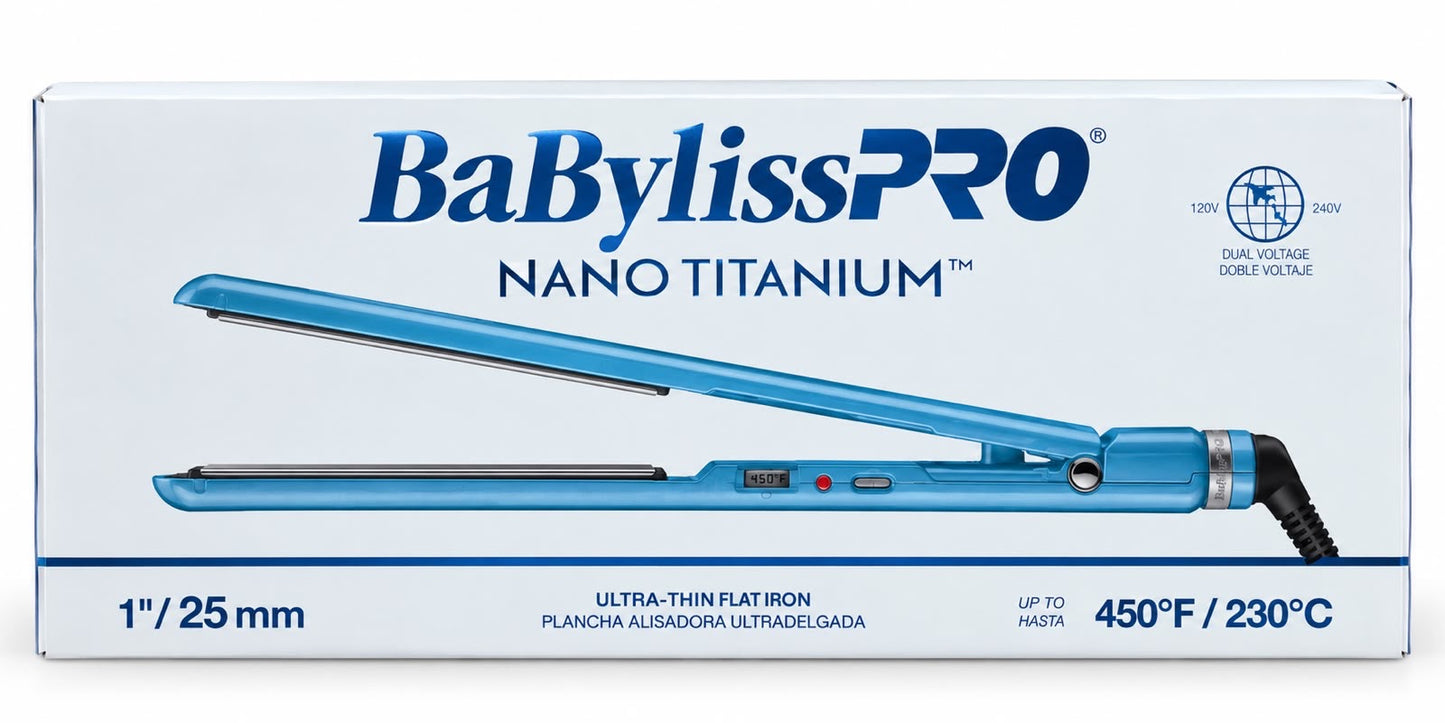 Plancha para cabello BaByliss azul
