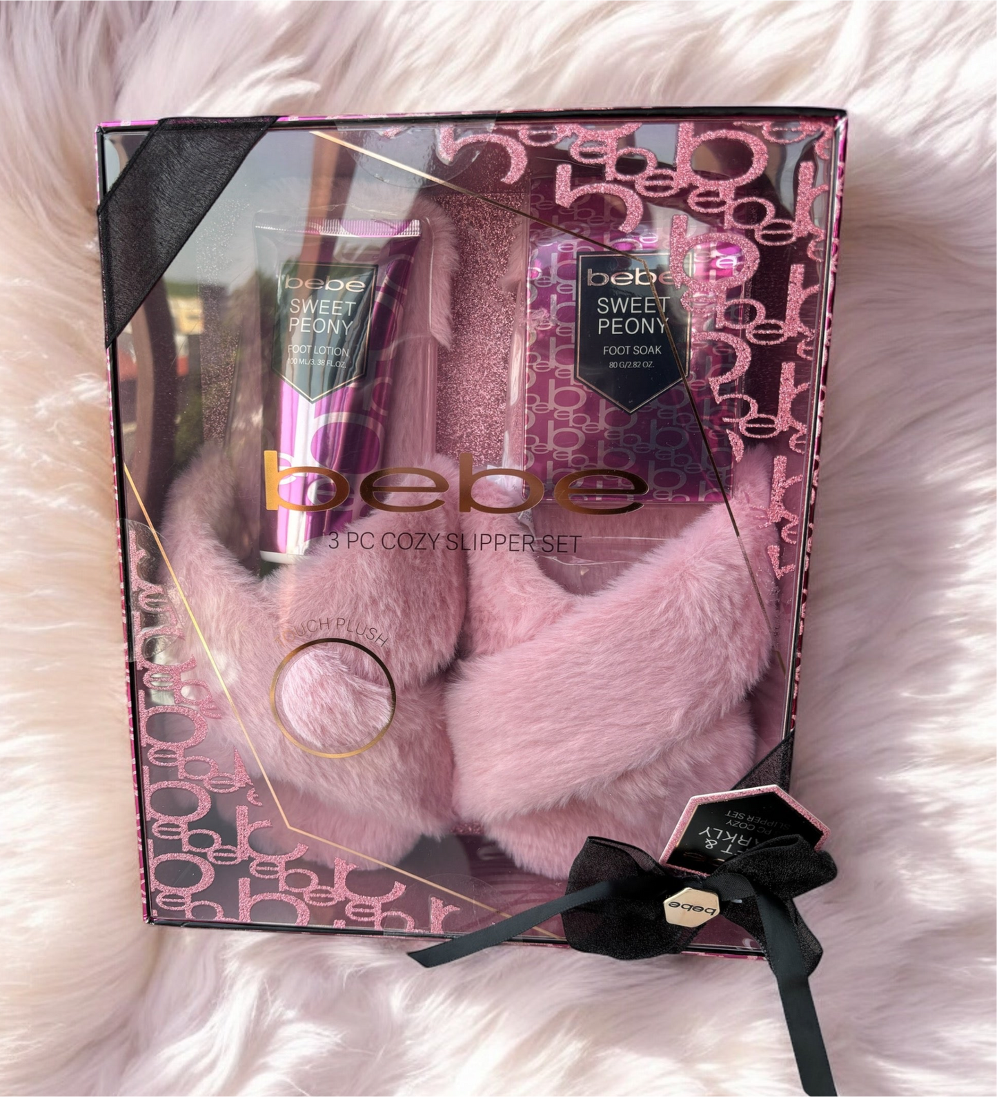 Set Bebe pantuflas loción para pies y jabón para remojar pies