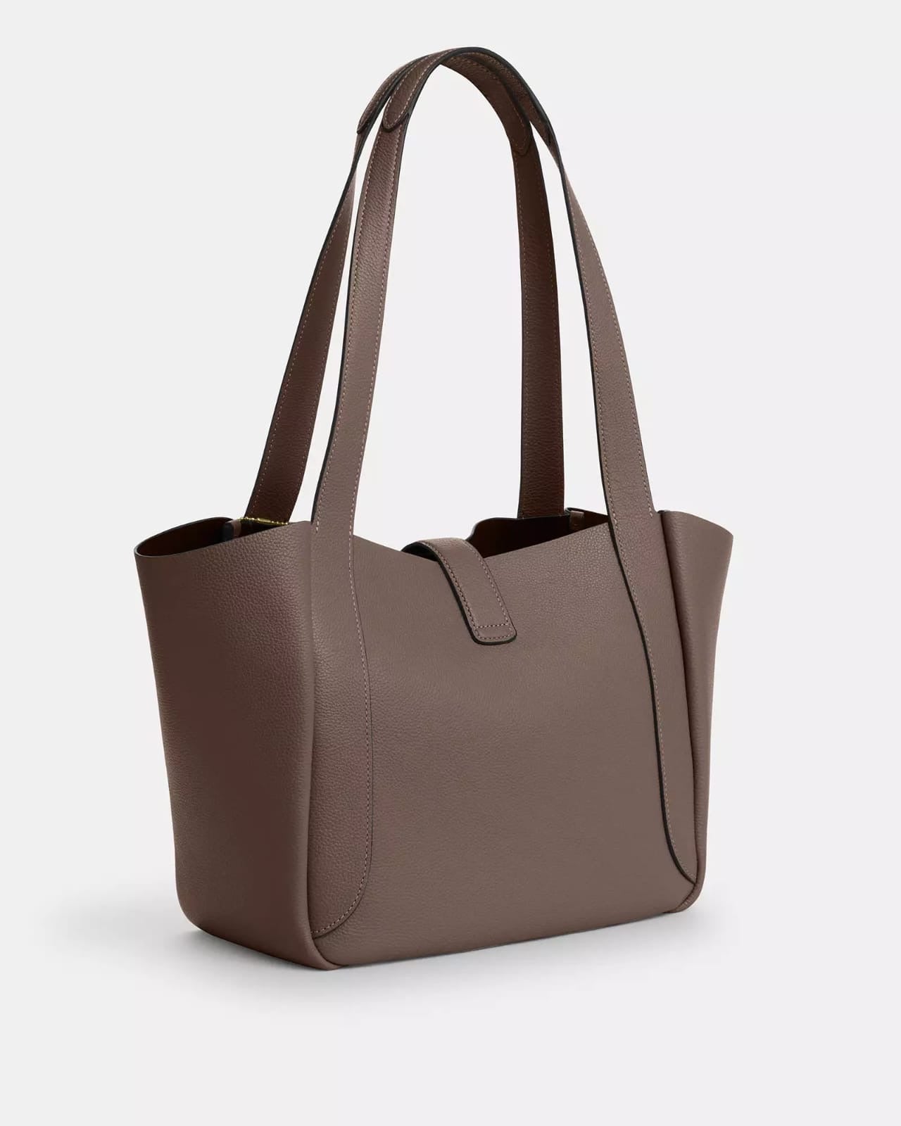 Coach gris Hadley Turnlock Tote Bag
