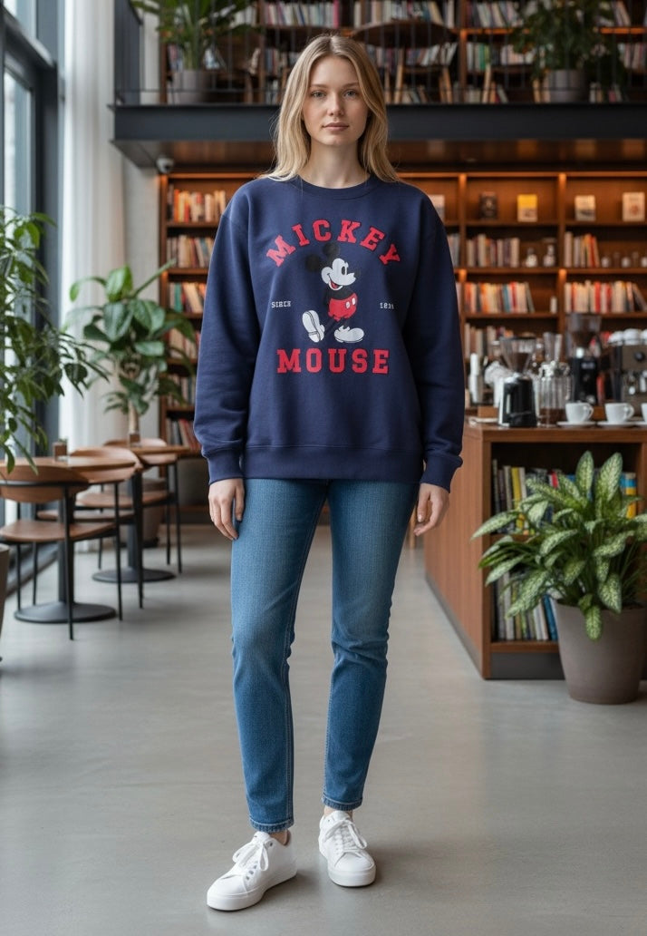 Sudadera Primark Disney Mickey azul marino