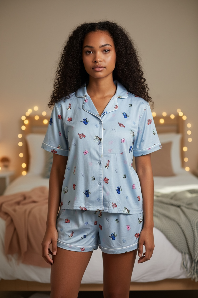 Pijama Primar Disney “Buscando a Nemo” azul