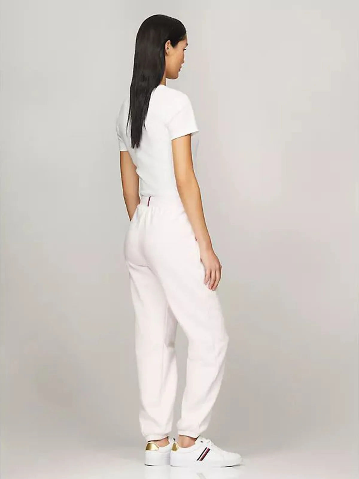 Pants Tommy H blanco letras bordada