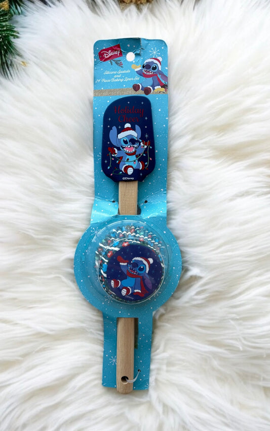 Espátula y moldes para hornear de Disney Stitch