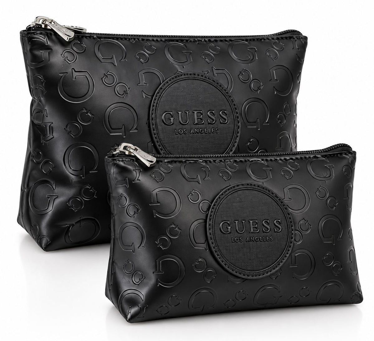 Cosmetiqueras Guess negras 2pz