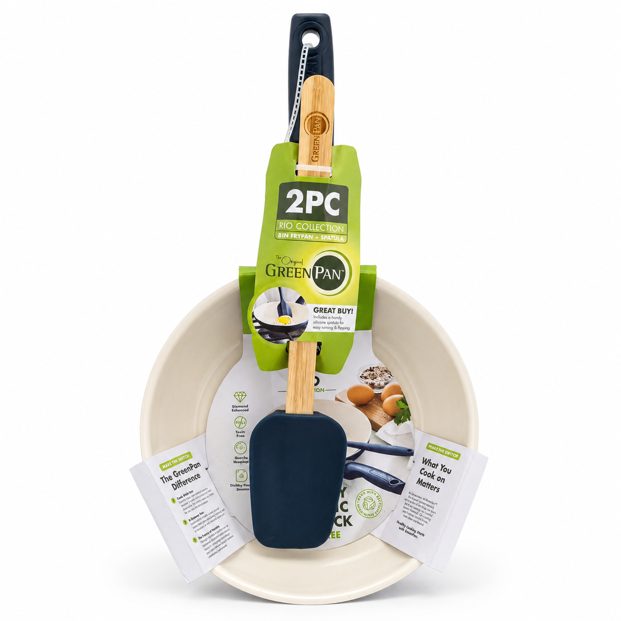 Sartén con pala Greenpan