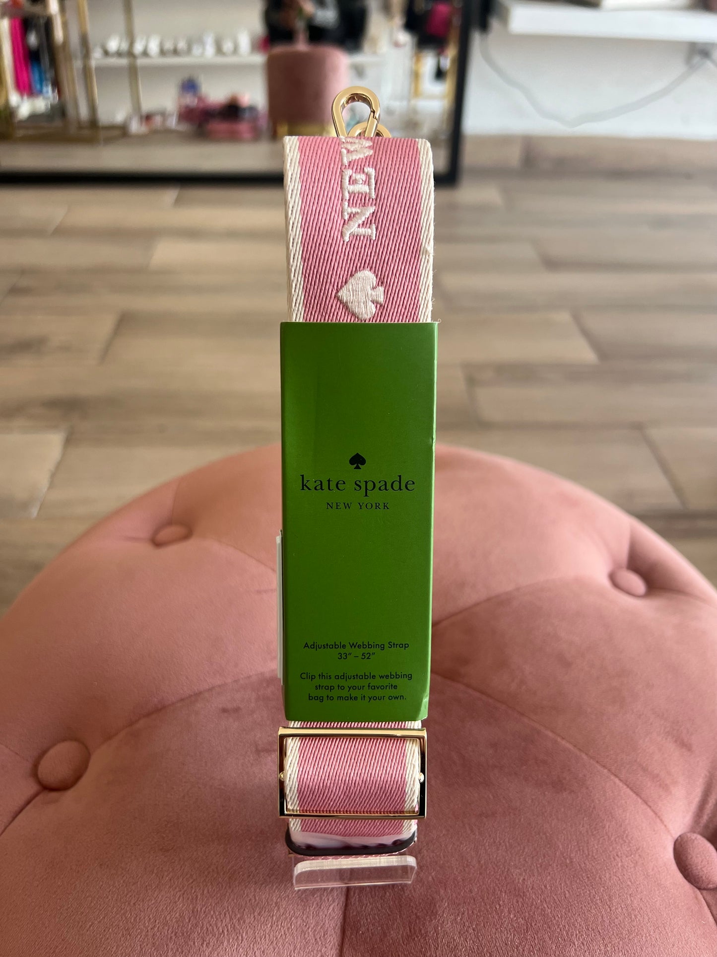 Strap Kate S rosa/beige