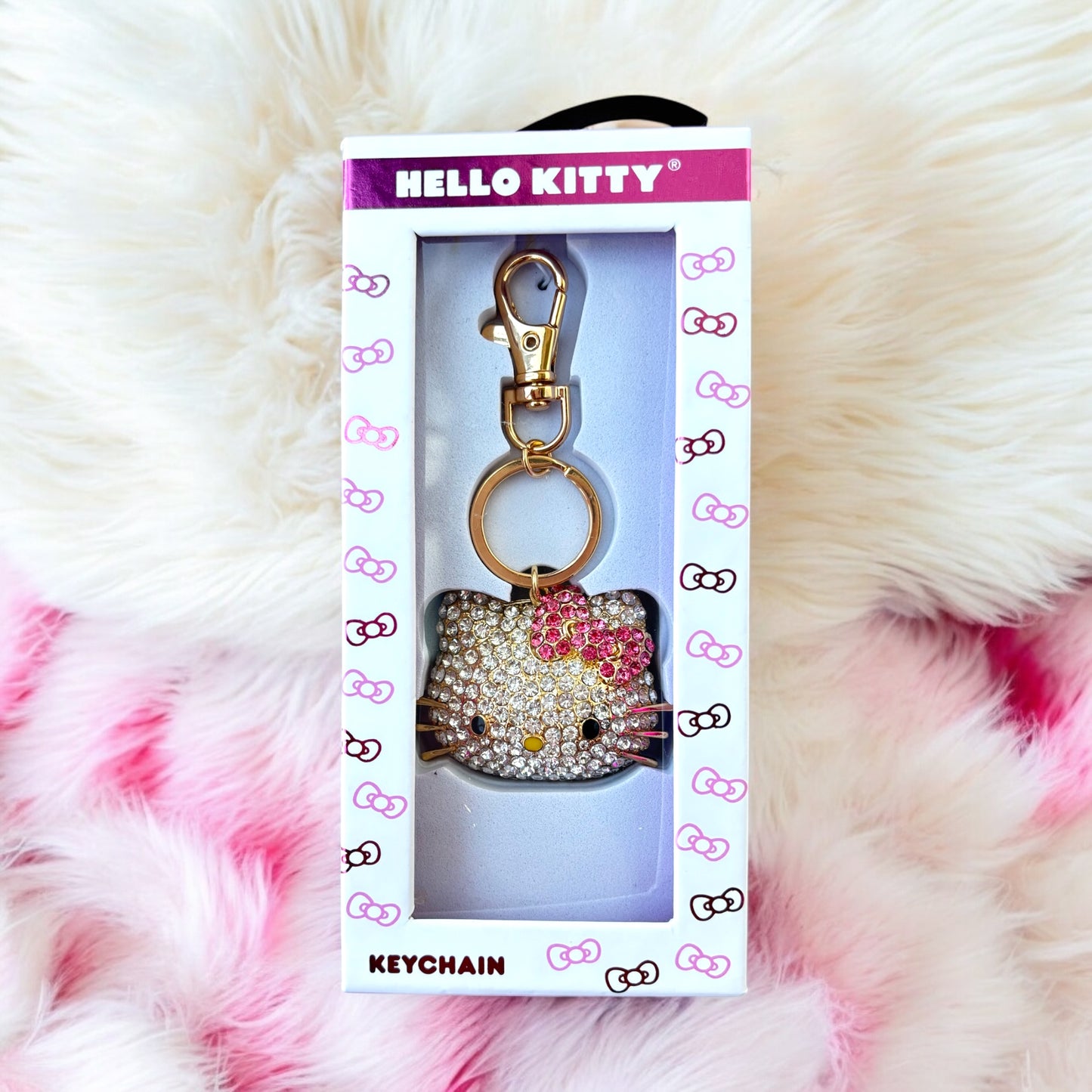 Llavero Hello Kitty con brillos