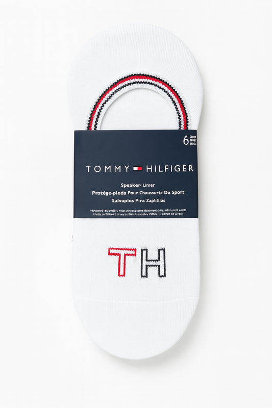 Protectores Tommy H blancos,T roja, H azul 6 pares