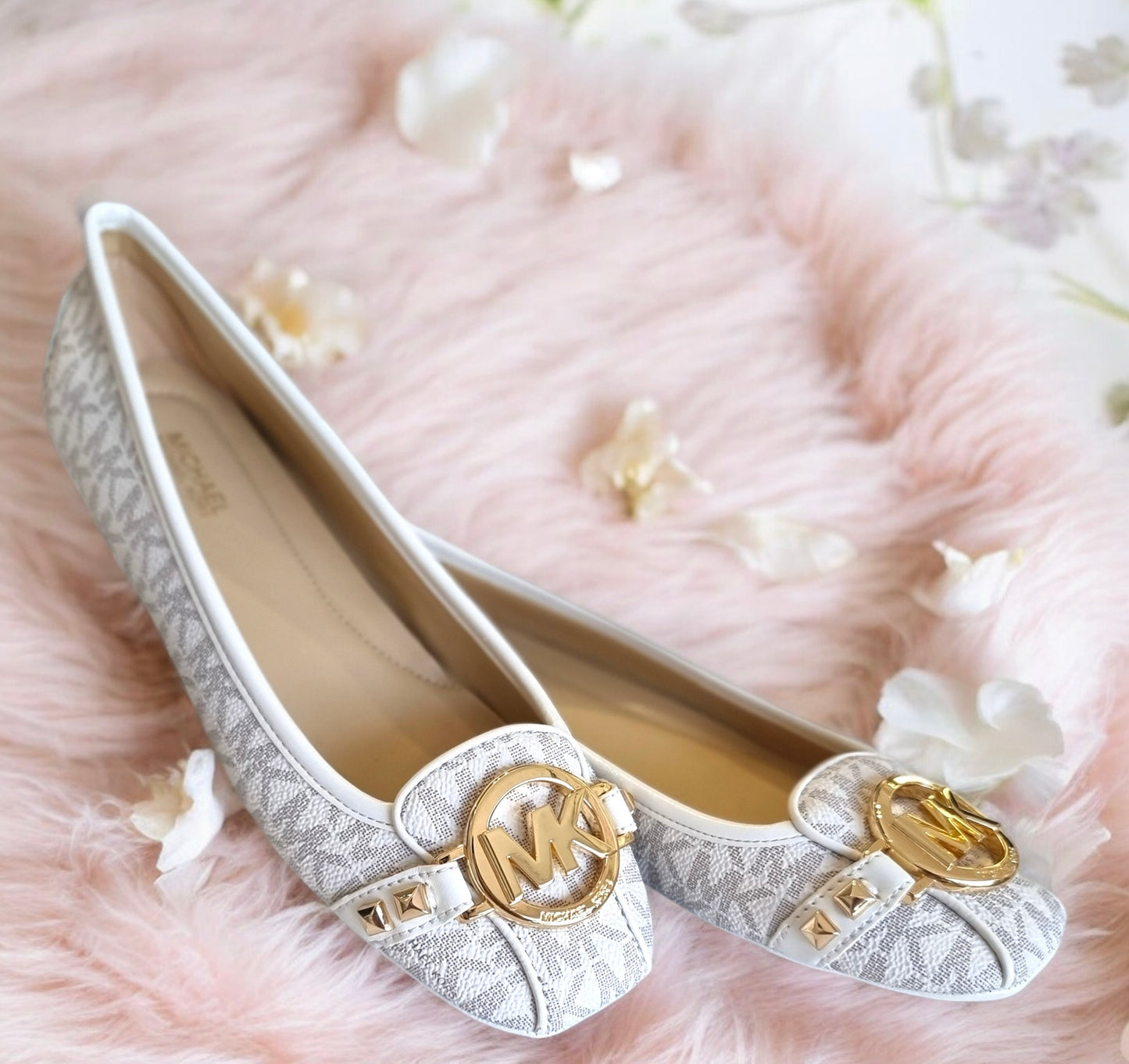Flats Michael K vanilla/dorado