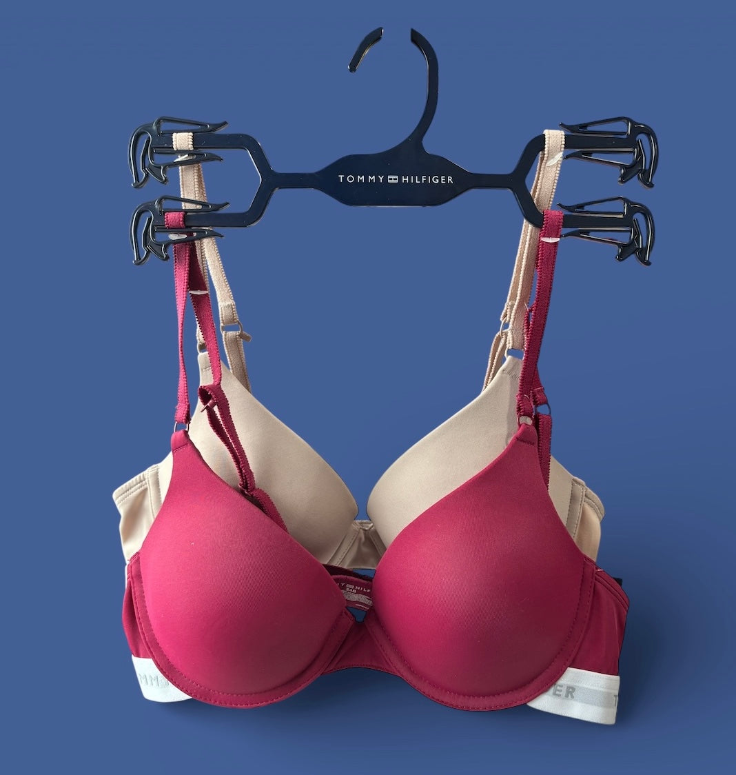 Brasier Tommy H Nude y guinda