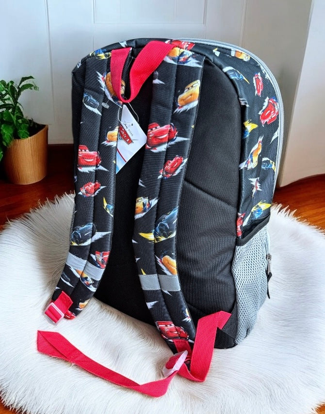 Backpack Disney Cars roja/negro