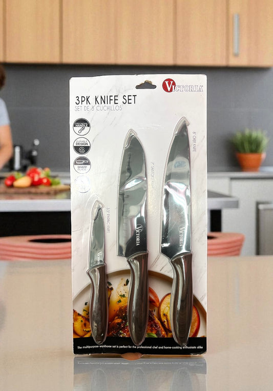 Set cuchillos Victoria 3 pz