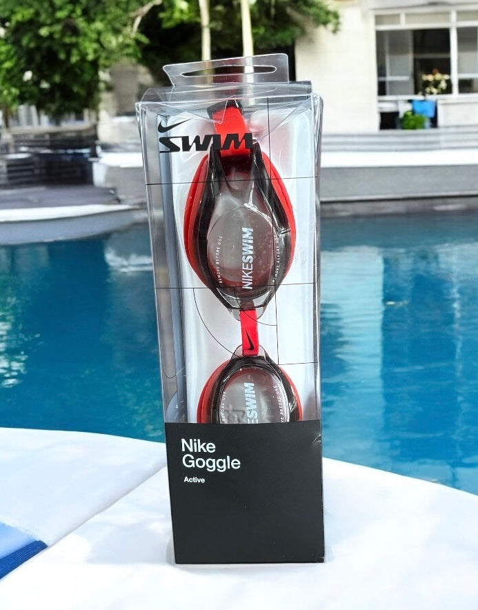Goggles Nike rojo/negro