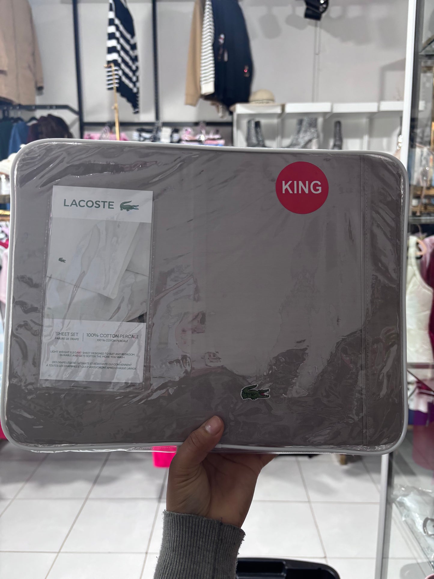 Juego de sábanas Lacoste king zise