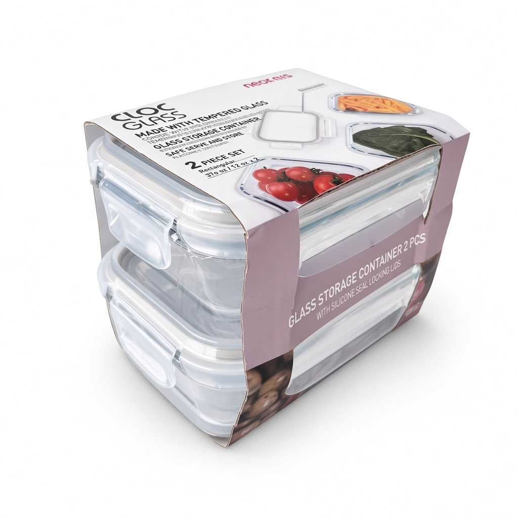 Contenedores de vidrio 370 ml