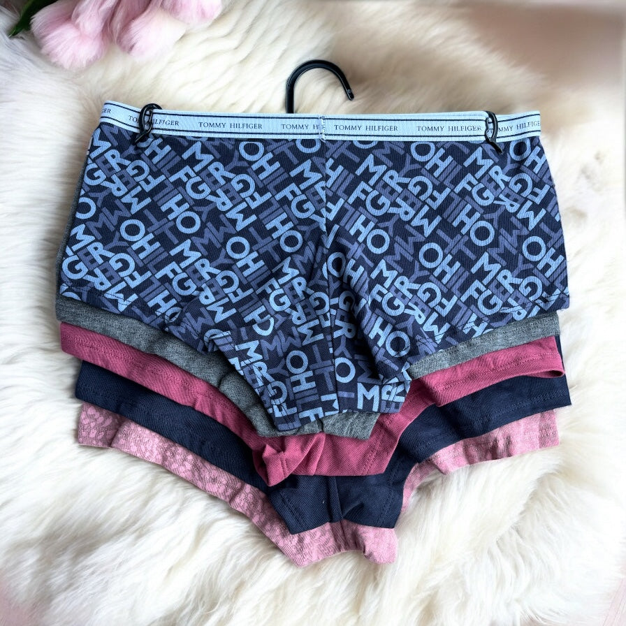 Boxer Tommy H 5 pzs, diferentes colores