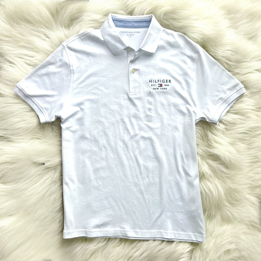 Playera Tommy H blanco caballero
