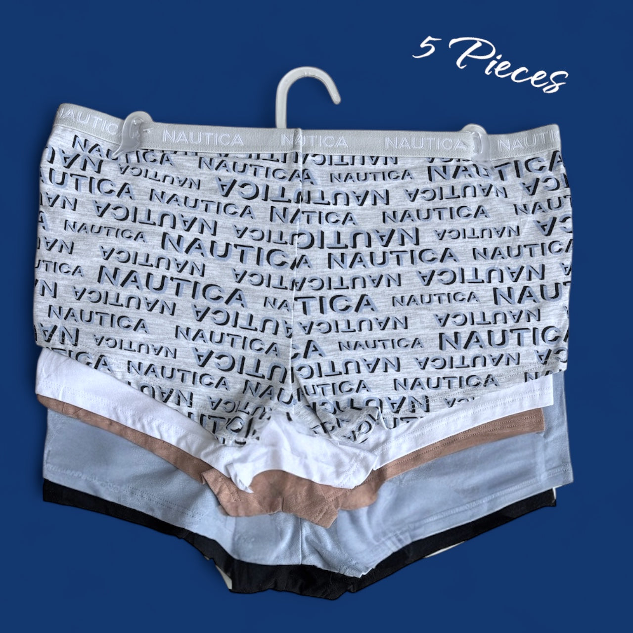 Boxer Náutica varios colores 5 pzs