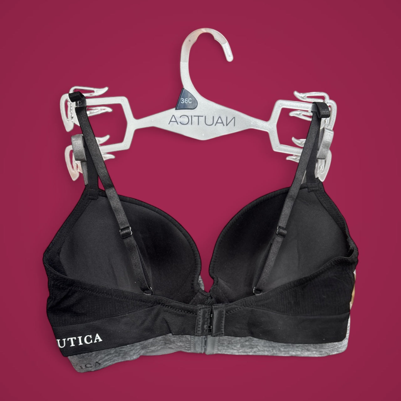 Brasier Náutica gris jaspeado y negro con ligera textura
