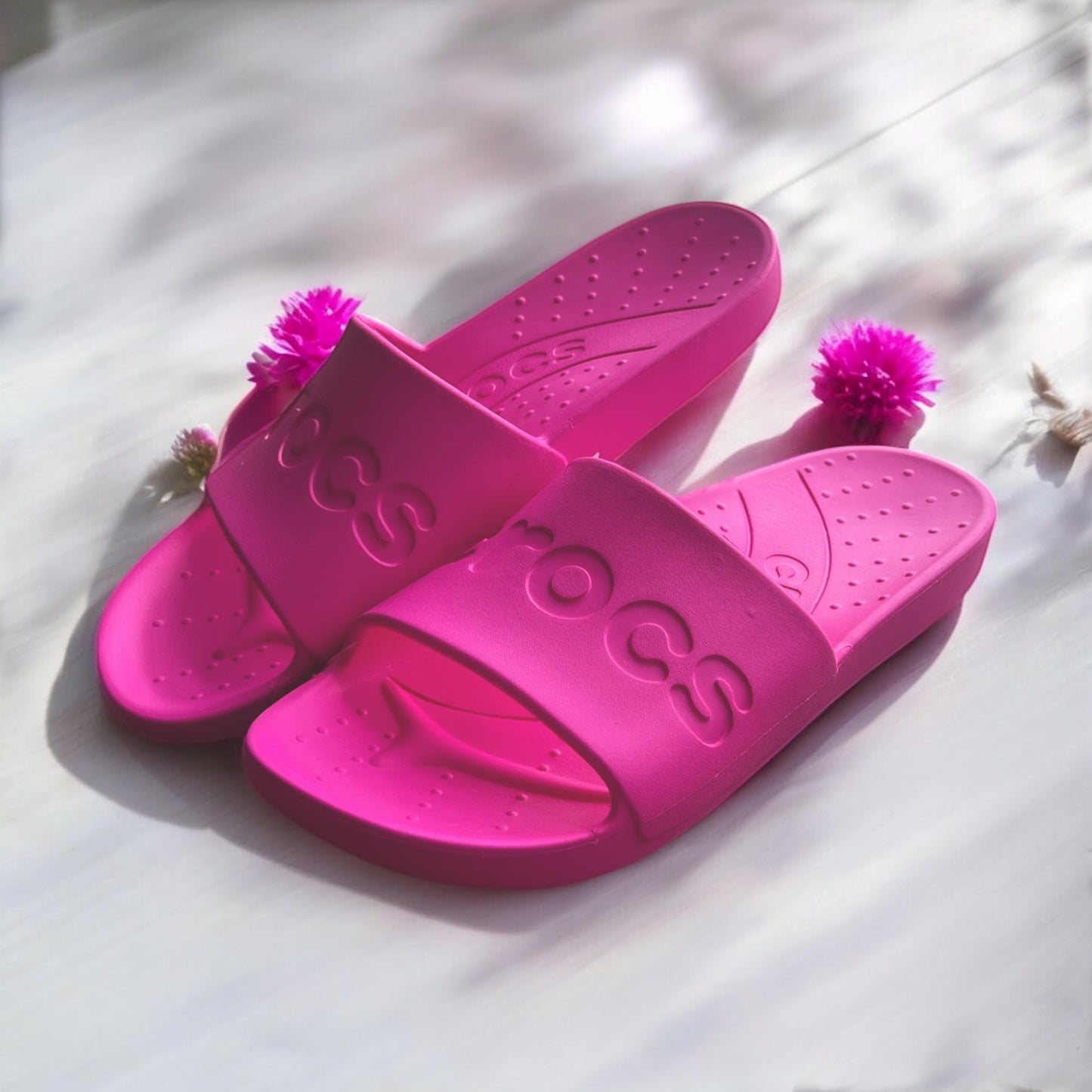 Sandalias Crocs rosa