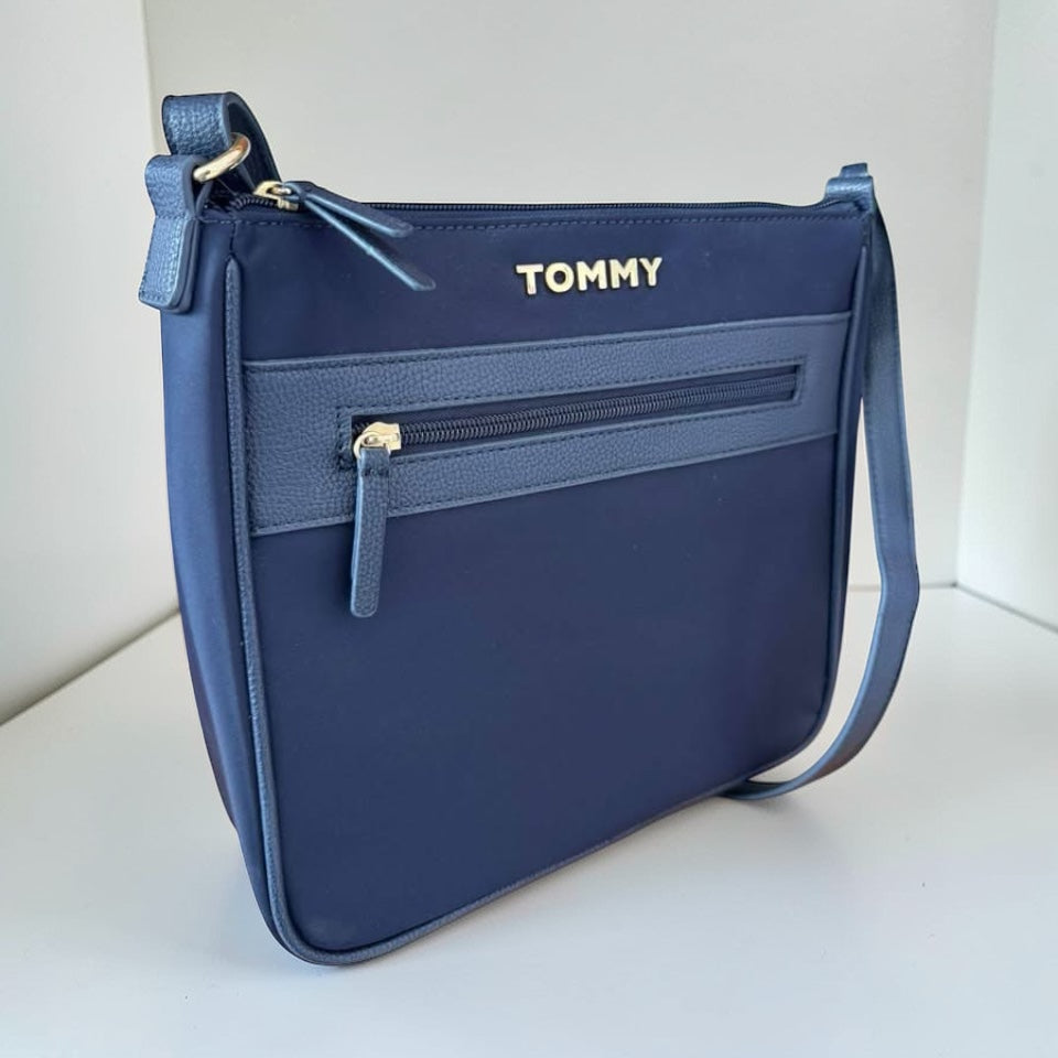 Crossbody Tommy H azul marino
